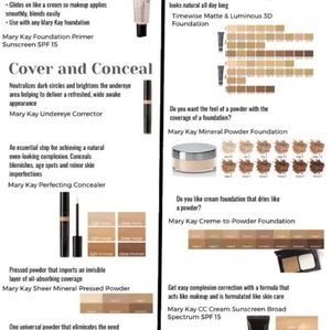 Foundation and concealer